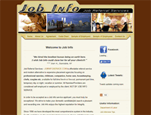 Tablet Screenshot of jobinfoservice.com